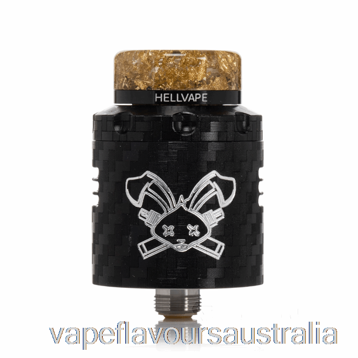 Vape Flavours Australia Hellvape DEAD RABBIT V3 24mm RDA Black Carbon Fiber